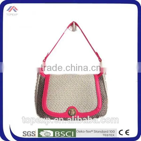 Crochet Straw Bag Beach Shoulder Bag photo-6