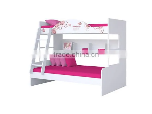 Factory Supply Newest Design MDF Material Kids Bunk Bed photo-5