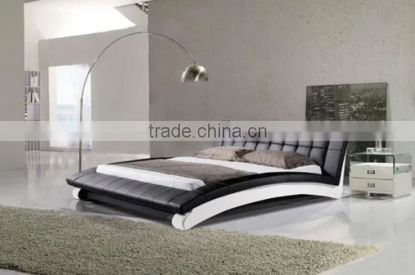 Modern Leather Bed