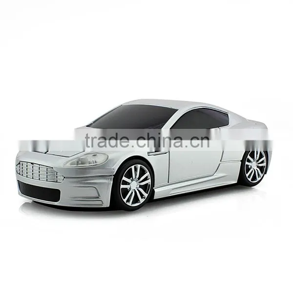 Gray 2.4GHz Wireless Aston Matin Car Shaped Game Optical Mouse photo-2