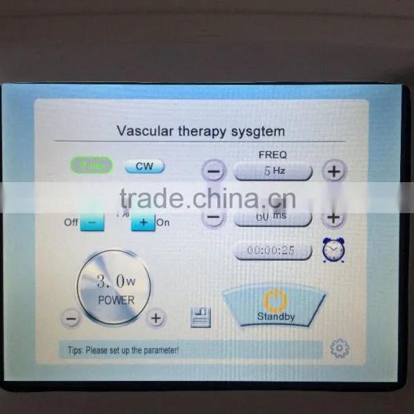 Adjustable 1mm ,2mm ,3mm Diameter 980nm Diode Laser Blood Vascular Removal And Spider Vein Treatment Machine photo-2