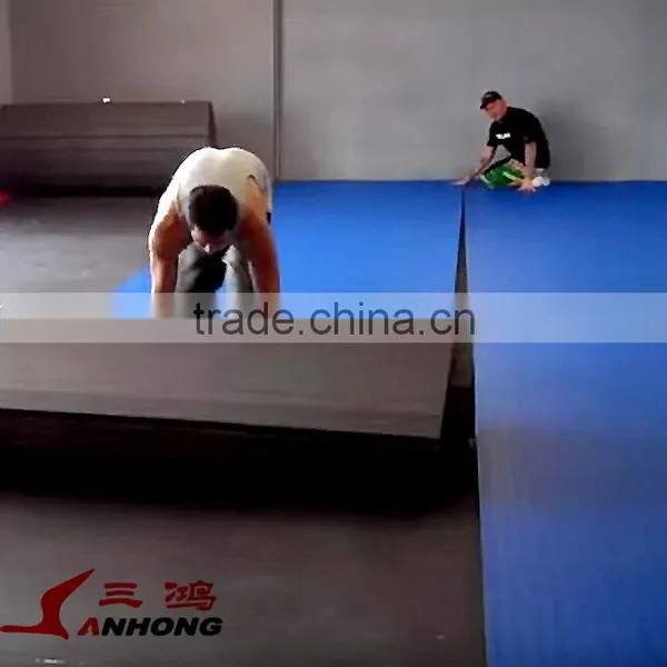 China Supplier Flexi Roll Foam Floor Judo Tatami MMA Mats Grappling Mats photo-2