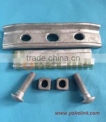 Hot Sale Hot Rolled Steel Straight and Angle Galvanized 3 Holes Suspension Clamp photo-4