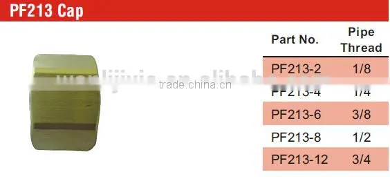 PF213 Cap,Pipe Fitting,Brass Fitting,Pneumatic Valve photo-3
