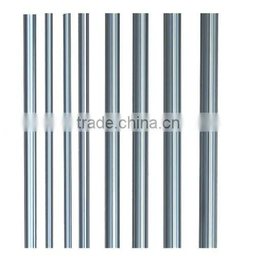 Induction hardened chrome plated steel bars