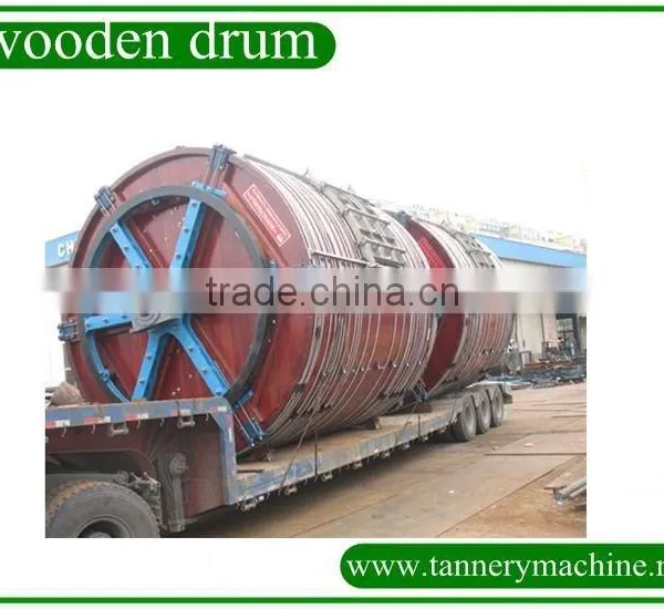 Hath Pace Process Wooden Drum for Dealing Pig,sheep and Goat Skin photo-3