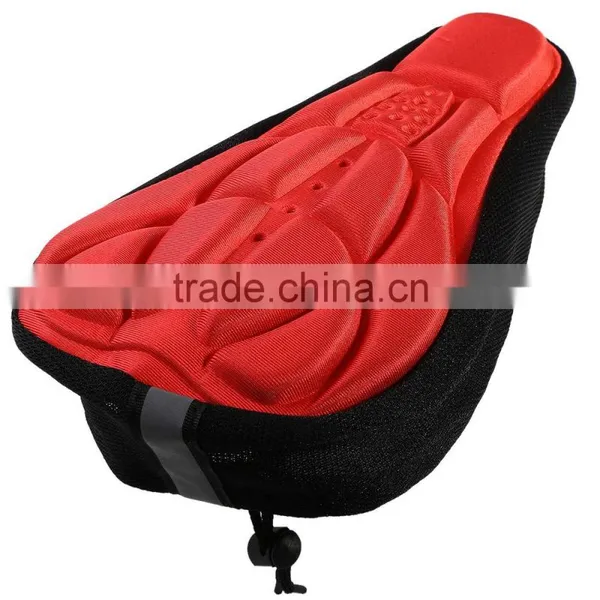 3D Breathable Bicycle Saddle Front Seat Mat Silicone Cycling Seat Cushion Bike Soft Seat Cover Bicycle Parts photo-3