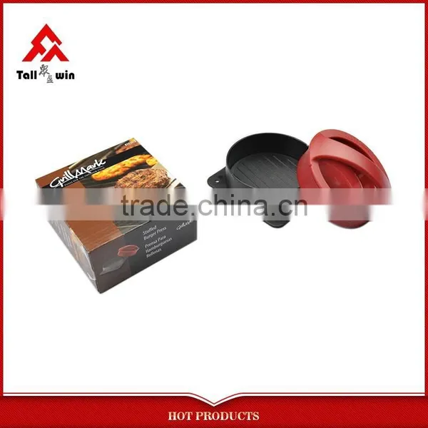 100% Food Grade Plastic Burger Press Hamburger Press Patty Maker photo-3
