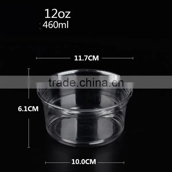 Super Cheap Useful Disposable 12oz Plastic Blister Salad Bowl photo-4