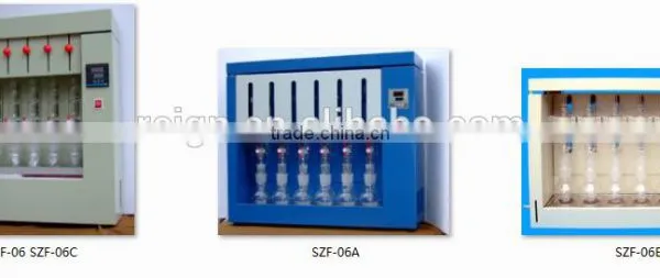 Sample Processing Equipment Lab Testing Machine Auto Fat Analyzer SZF06 (Soxhlet Extractor) photo-2