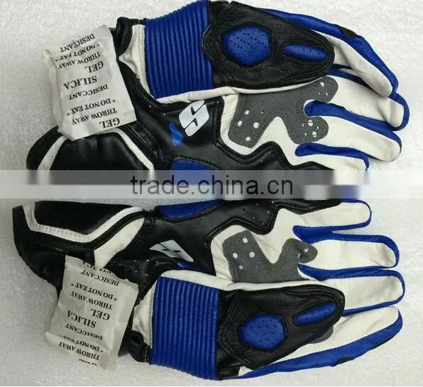 Cheap Outdoor Sports Full Finger Carbon Fiber Cycling Motorcycle Gloves Leather Racing Gloves photo-5