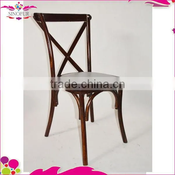 Best Seller Antique Wooden X-back Chair photo-2