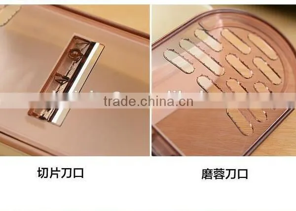 CY126 Cute Sharpener Shaped Beauty Mask Cucumber Slicer Vegetable Slicer photo-4