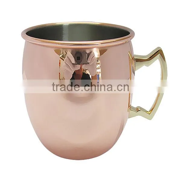 High Quality Stainless Steel Cup, Copper Drinking Mug photo-2