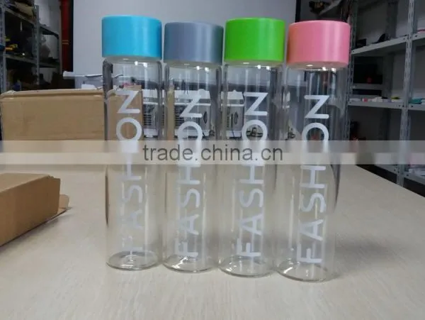 Fashion 400ML Borosilicate Water Bottle, Custom Voss Water Glass Bottle Water Glass Bottle photo-3