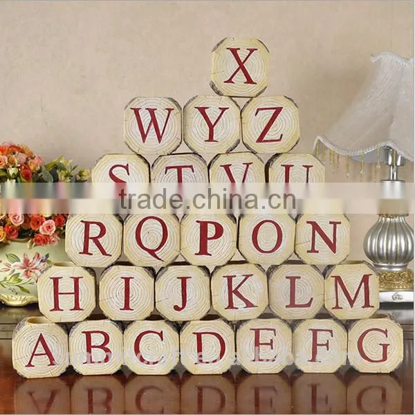 Resin Letter Candle Holders Party Decoration Decorations Wedding photo-5
