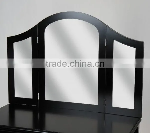 2016 Best Seller Popular Good Quality 3 Mirror Dressing Table Set With Stool photo-6