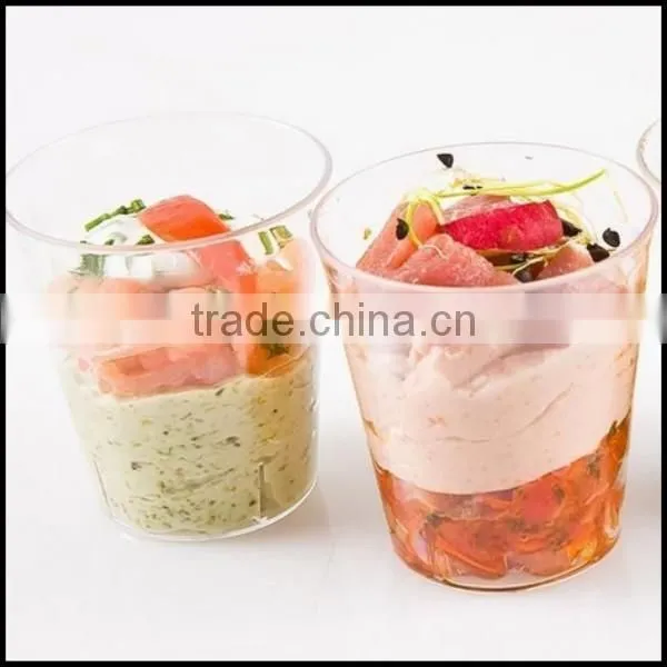 Small Plastic JELLY CUPS Clear Nice Party Petite Dessert Shot Glasses,custom Plastic Party Dessert Cups,OEM Plastic Jelly Cups photo-2