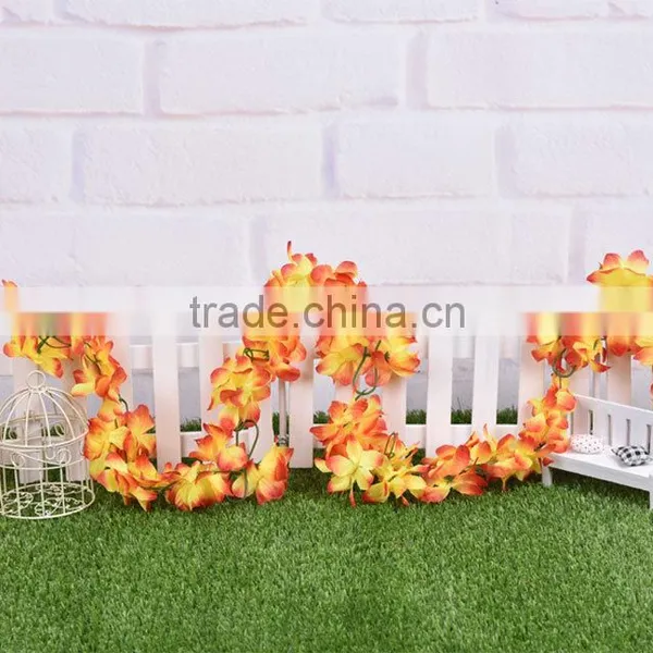 Artificial Hanging Vine Plant Silk Leaf Garland photo-5