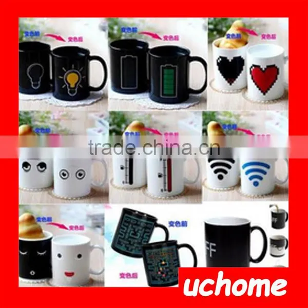UCHOME Factory Direct Wholesale Monday Mug / Magic Color Changing Coffee Mugs photo-3