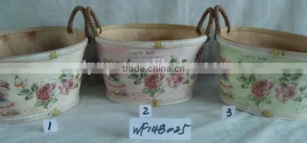 Whosle Sale Outdoor Wooden Flower Pot Planters photo-6