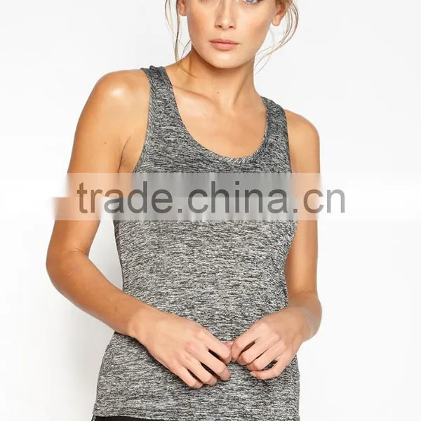 Latest Tops Designs Girls Casual Super Soft Polyester Spandex Sports Cool Summer Tops For Gym Wear Wholesale Custom photo-3
