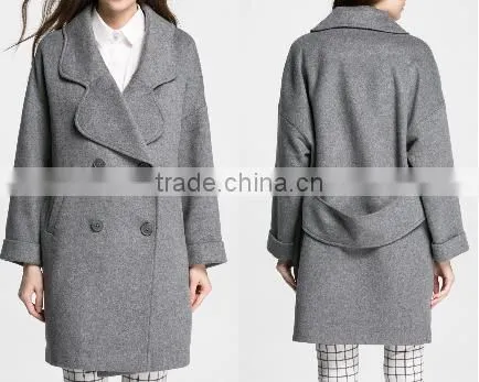 2015 Elegant Beautiful Grey Color Long Sleeve Lady Top Blazer 155374-2 photo-4