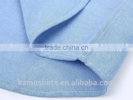 Mens Long Sleeve Dress Shirts Cotton Oxford Shirts photo-5