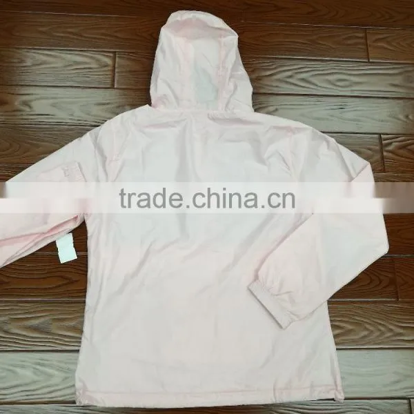 2017 Wholesale Hot Selling Poly Pongee Mens Womens Rain Jacket photo-2
