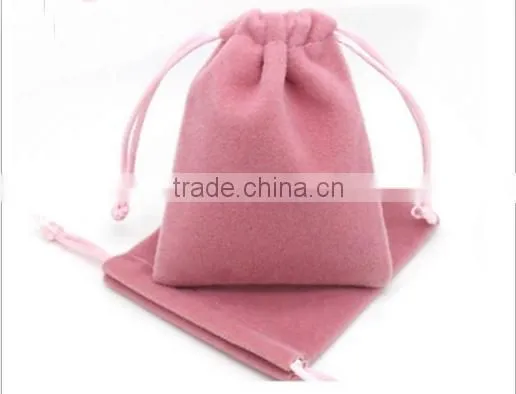 Cheap Velvet Drawstring Spout Pouch Bag Customized Velvet Jewellery Pouch Bag/jewelry Pouch Wholesale photo-4