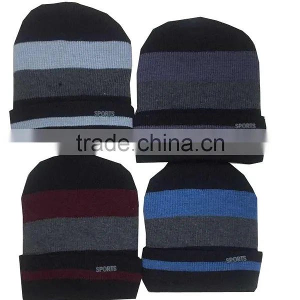 Winter Warm Thick Knitted Polyester Beanie Hat photo-4