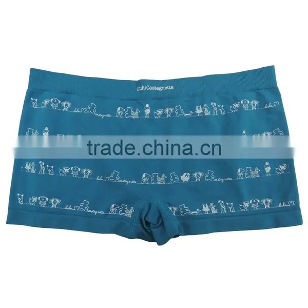 Wholesale Polyamide Seamless Boxers Shorts Cute Young Girls' Underwear photo-2