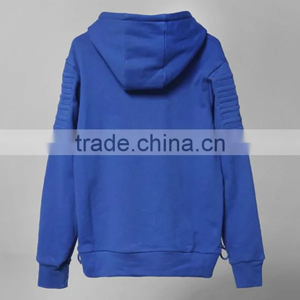 Pure Color Bule Hoodies Import China Products Hoodies Men photo-2