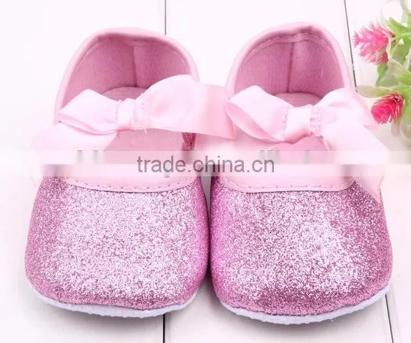Wholesale New Style Bright First Walker Infant Baby Girl Toddler Shoes photo-4