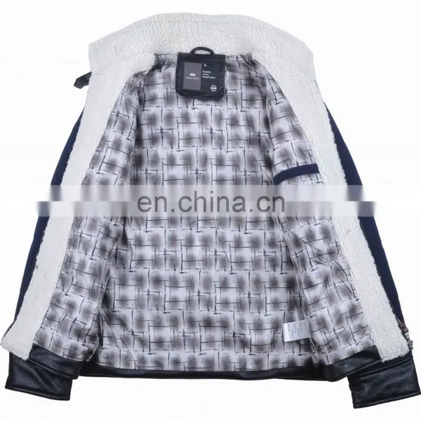 2017 Latest Design Mens Handsome Padded pu Leather Jacket Motrocycle photo-2