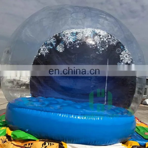 Latest Inflatable Snow Globe Ball ,cheap Snow Balls for Sale,inflatable Christmas Decoration Snow Ball photo-2