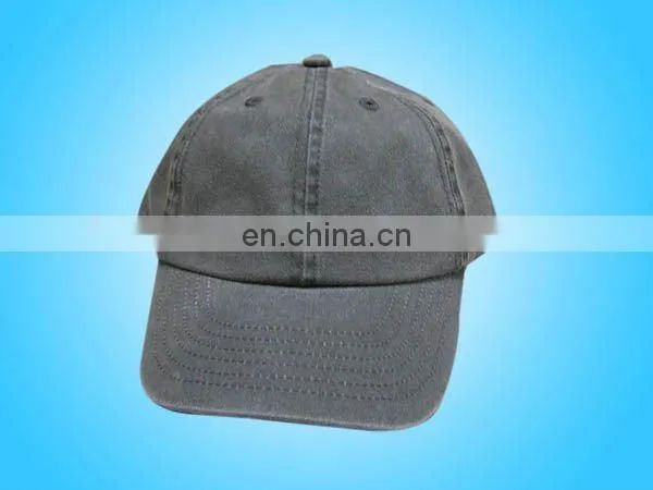 100% Cotton Twill 12860 Simple Navy Washed Sport Caps