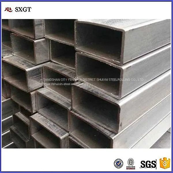 Carbon Steel Welded Black Rectangular Pipe Made in Tangshan photo-2