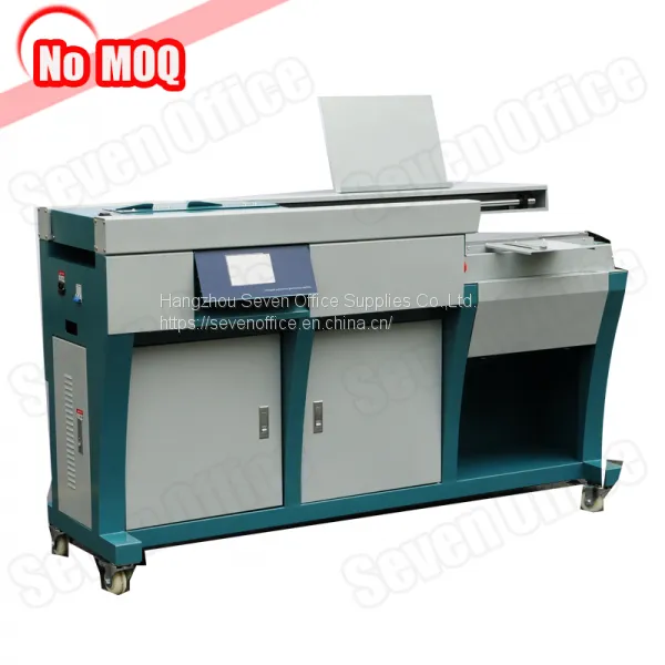3 Years Warranty Automatic Bookbinding Machine Manufacturer Glue Binding Machine With Side Glue Function photo-2