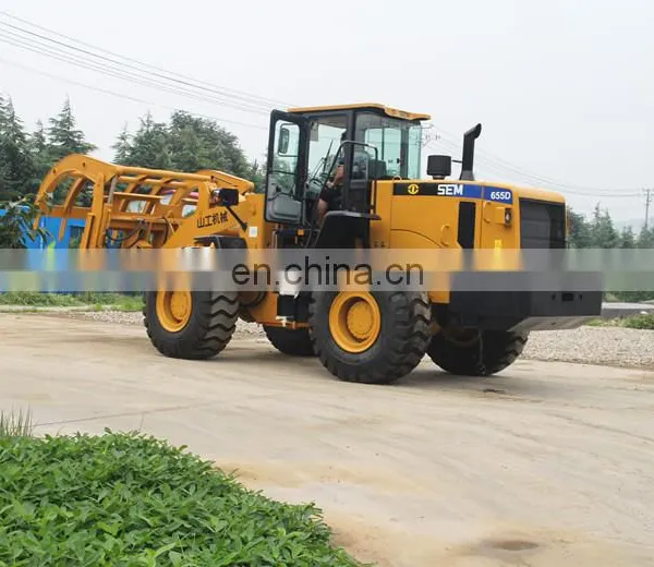 Heavy Duty 5 Ton 655D Sugar Cane Grab SEM Loader for Sale photo-7