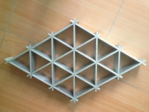 Aluminum Decorative Grille Ceiling Aluminium Panel For Ceiling photo-3