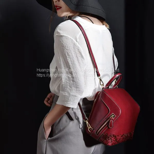 Summer 2019 Ladies Shoulder Bag Chinese Bag Vintage Leather Girl Bag photo-4