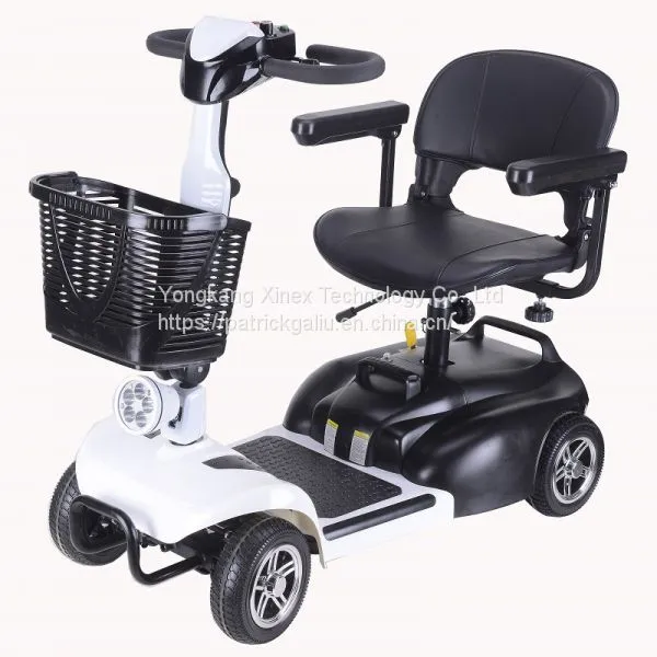 New 4 Wheel Electric Mobility Scooter for Seniors Battery Removable