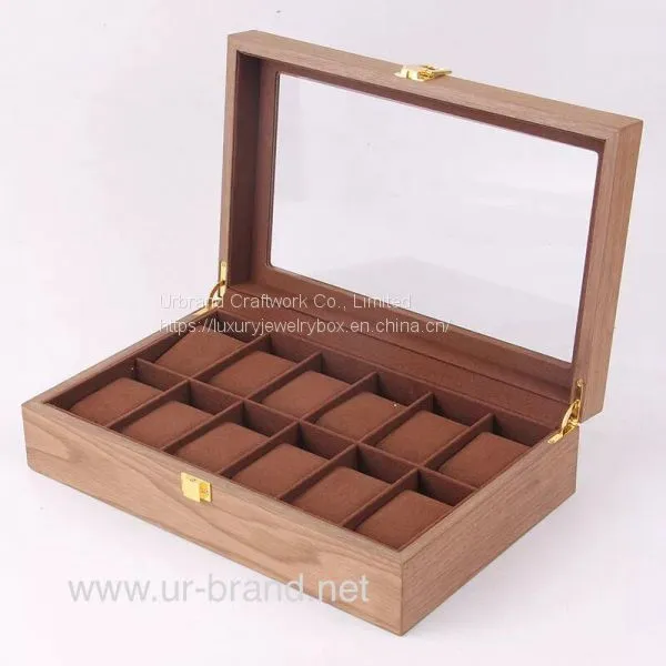New Design Luxury 12 Slots High Quality WoodenWatch Box Watch Boxes Cases photo-5