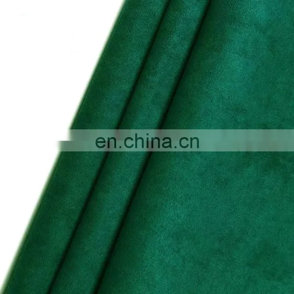 High Quality 75d*225d 100% Polyester Suede Fabric for Sofa photo-3