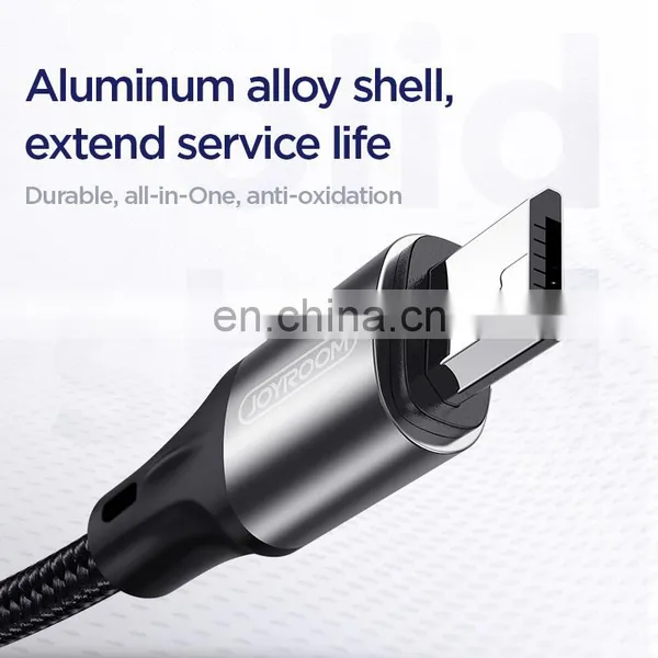 JOYROOM Type C Cable Hi-Tensile Data Transfer 1M Micro USB Nylon Cable For IPhone X 5 6 6S 7 8 Plus photo-5