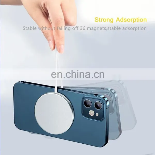 15W Magsafe Chargers Magnetic Wireless Charger For Iphone 12/Samsung S Series Type C Quick Charging Charger photo-4