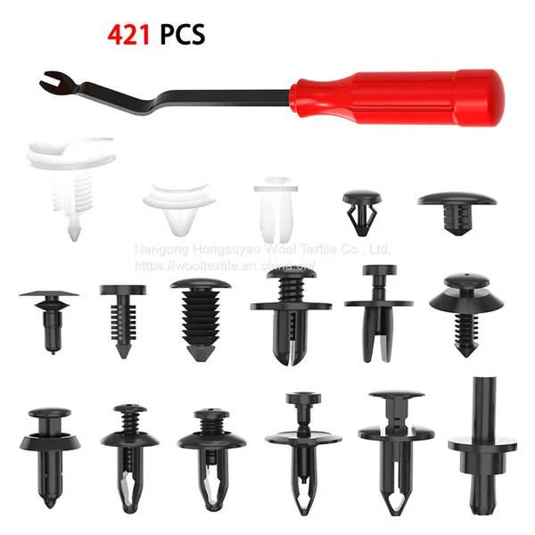 421Pcs Car Plastic Rivet Fasteners Bumper Rivet Retainer Fasteners photo-2