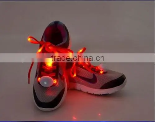 2016 Gift LED Shoe Laces Light Flashing Shoelaces Flat Laces Fashion Creative Gift photo-3