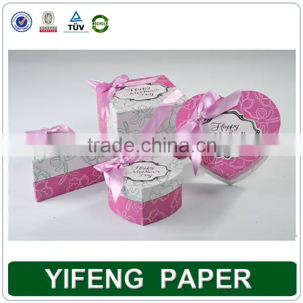 Logo Printed Custom Cheap Cardboard Box With Ribbon for Packaging photo-4